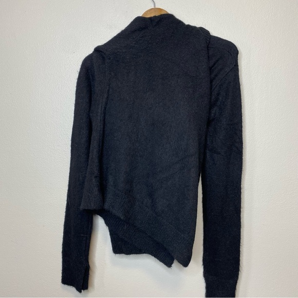 ROKH Double Tie Front Sweater in black size small - Picture 13 of 13